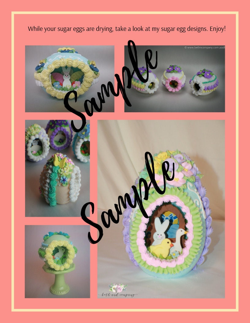 Learn How to Make Panoramic Sugar Easter Eggs How To Make Your Own sugar eggs eBook The Ultimate Guide to Sugar Eggs
