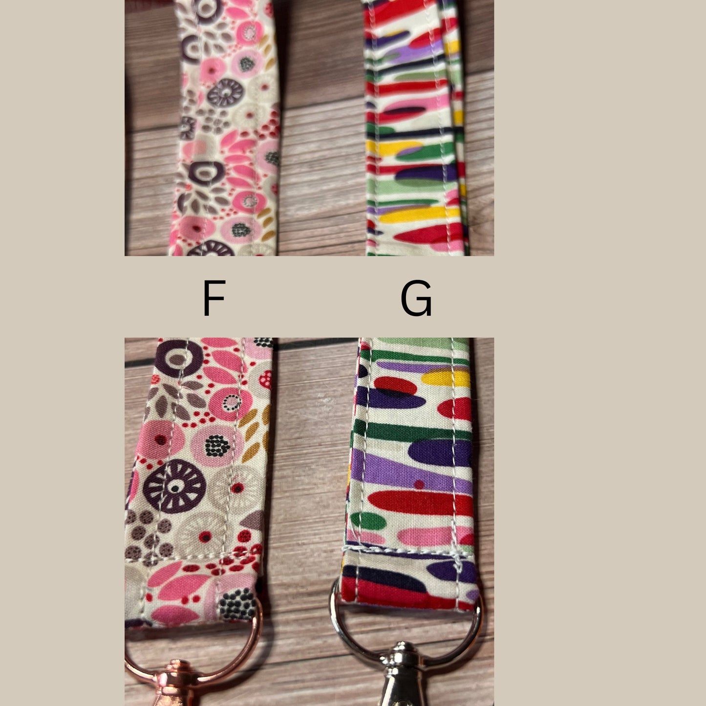 Lanyard Handmade Cotton ID Holder Lanyard for School or Work ID Badge