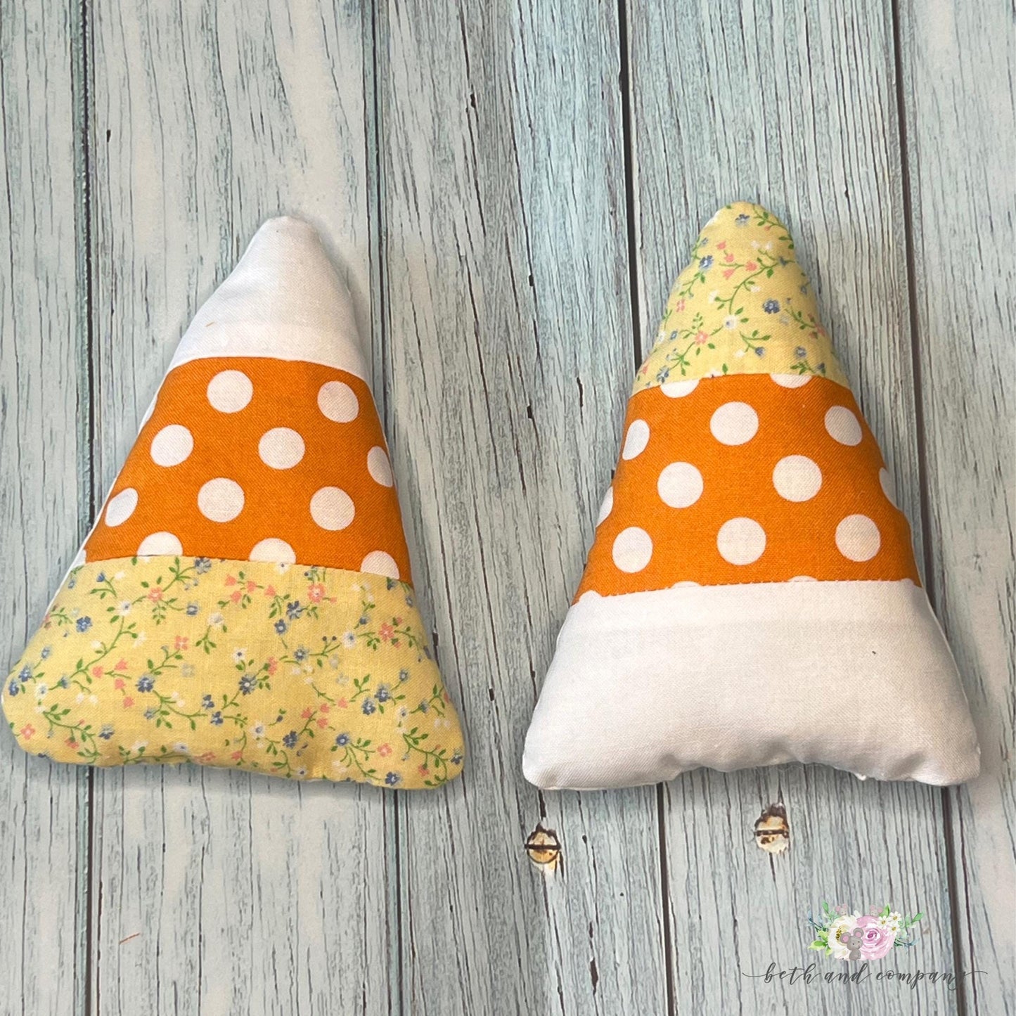 Fall Ornaments Candy Corn Wreath Picks Fabric Candy Corn Wreath Attachments Fall Home Decor Tiered Shelf Accent Halloween Decorations