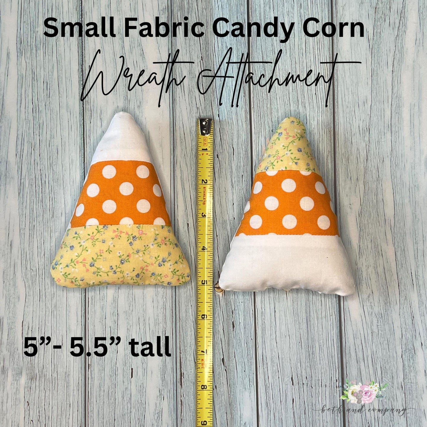 Fall Ornaments Candy Corn Wreath Picks Fabric Candy Corn Wreath Attachments Fall Home Decor Tiered Shelf Accent Halloween Decorations