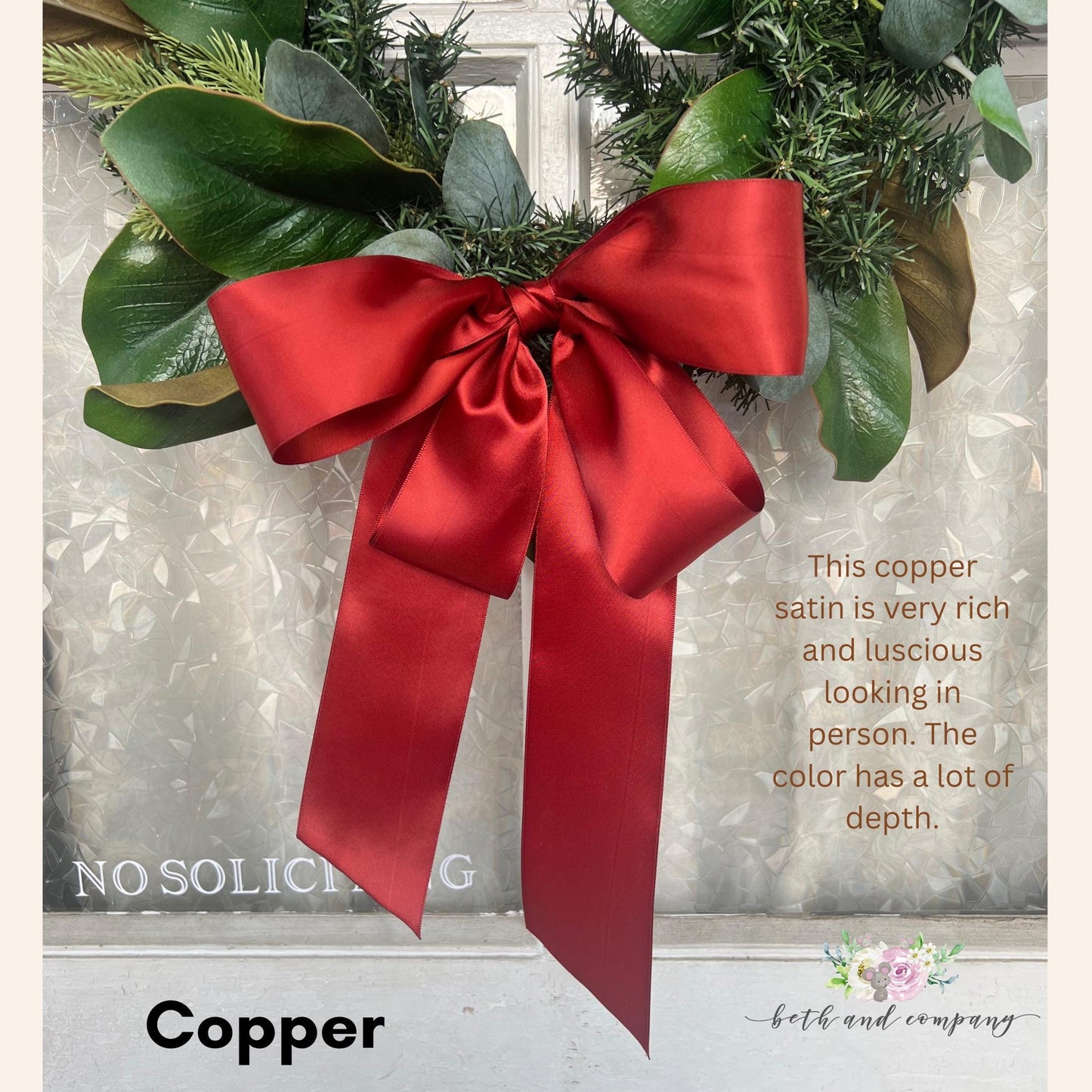 Coguette Bows Double Faced Satin Hand Tied Bows for Home Decor Fall Bow Christmas Bows