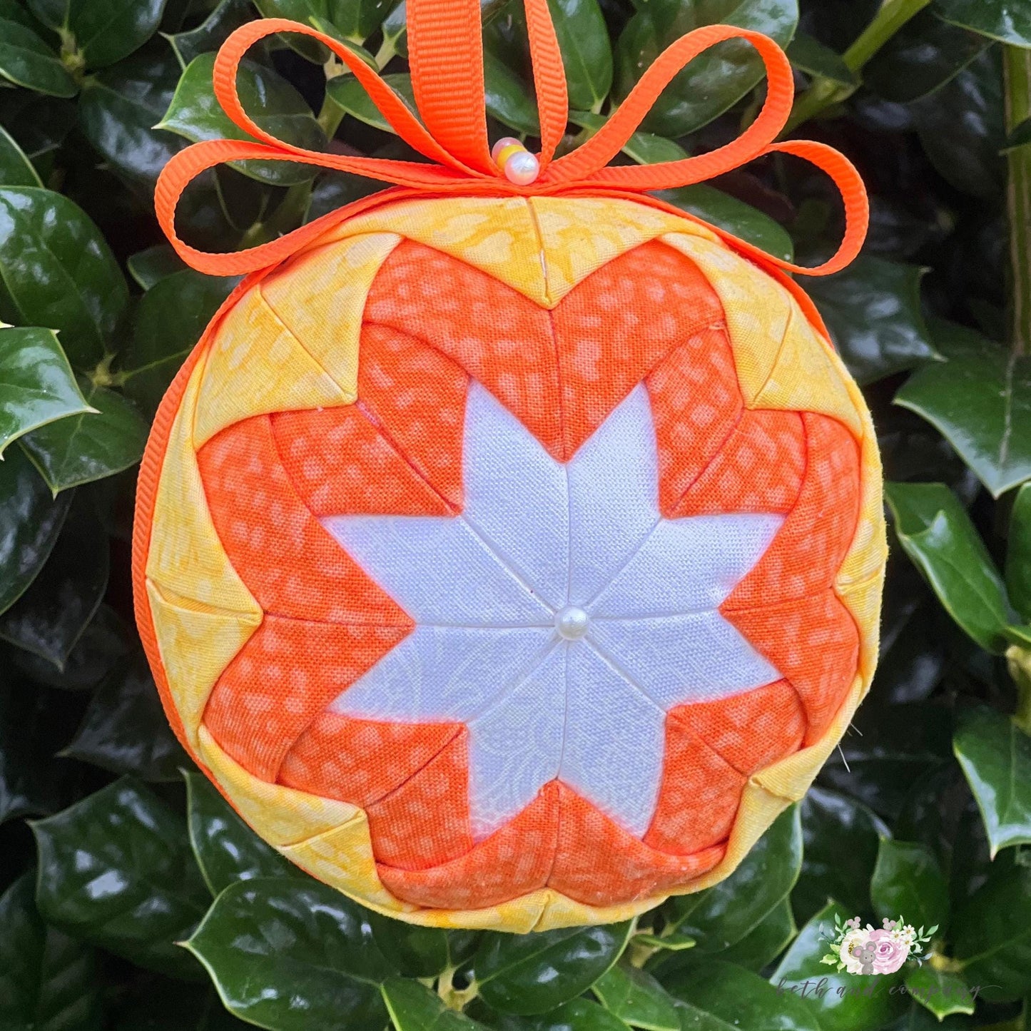 Fall Fabric Ornaments for Tree Candy Corn Fabric Star Wreath Attachments Fall Home Decor Door Knob Accent Halloween Decorations