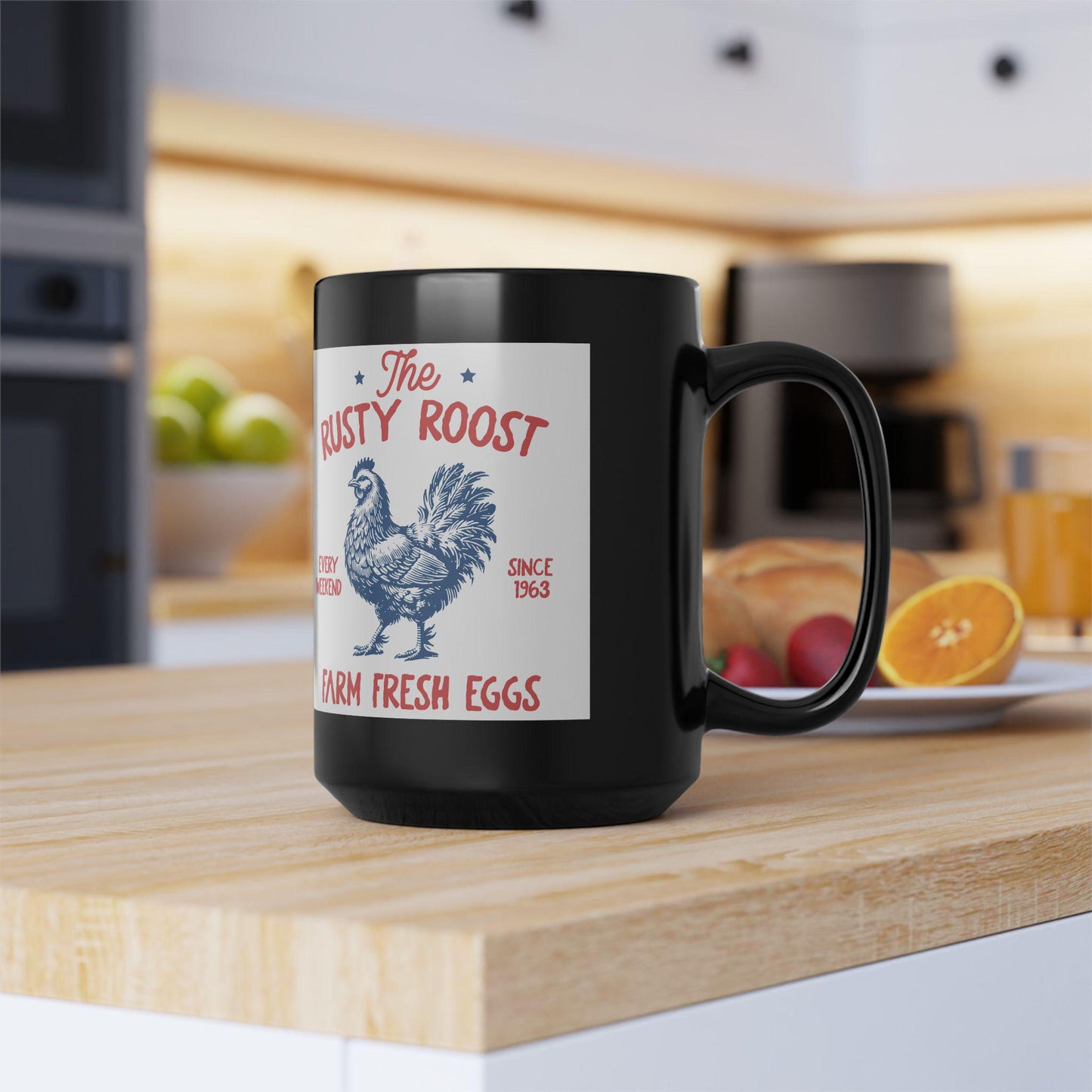 Black Mug, 15oz