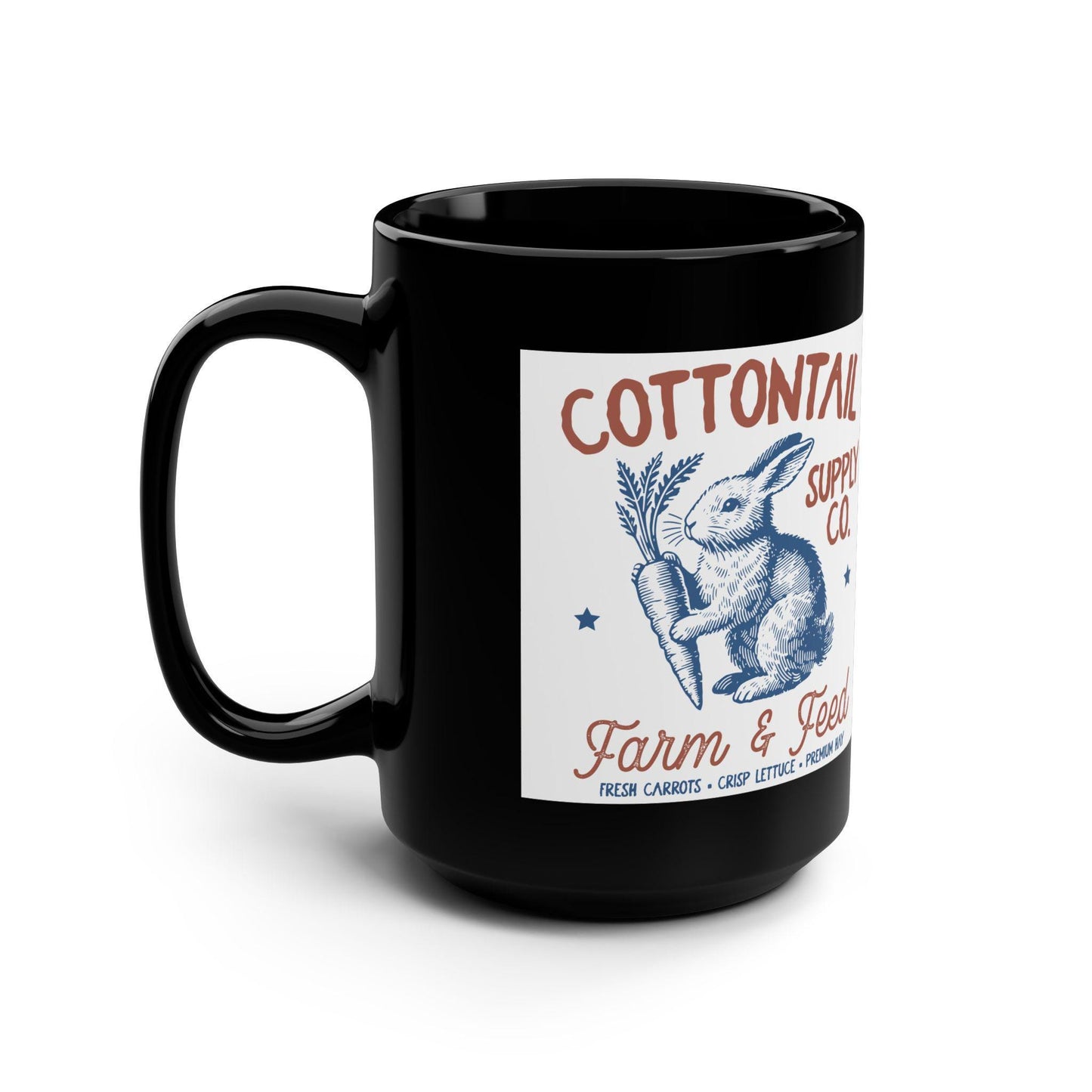 Black Mug, 15oz
