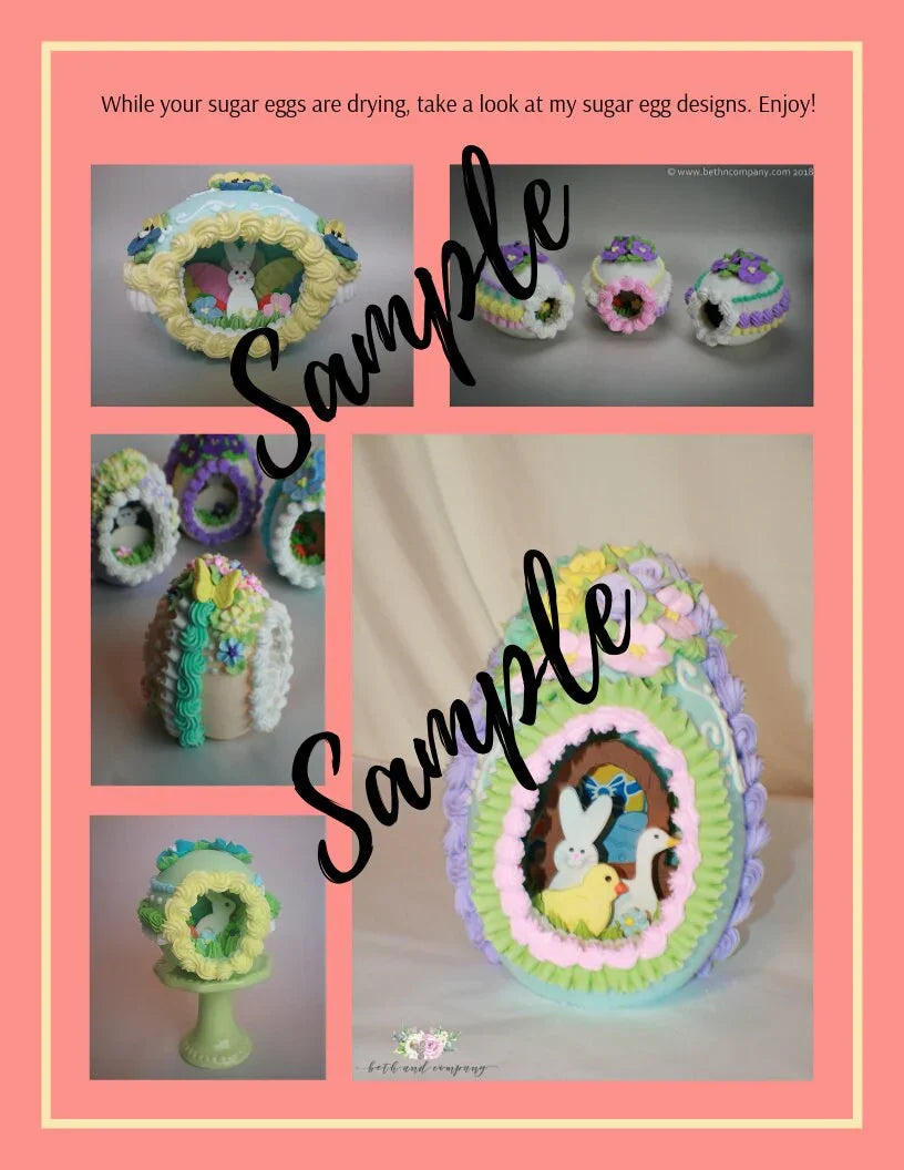 How to Make Panoramic Sugar Easter Eggs - Beth and Company