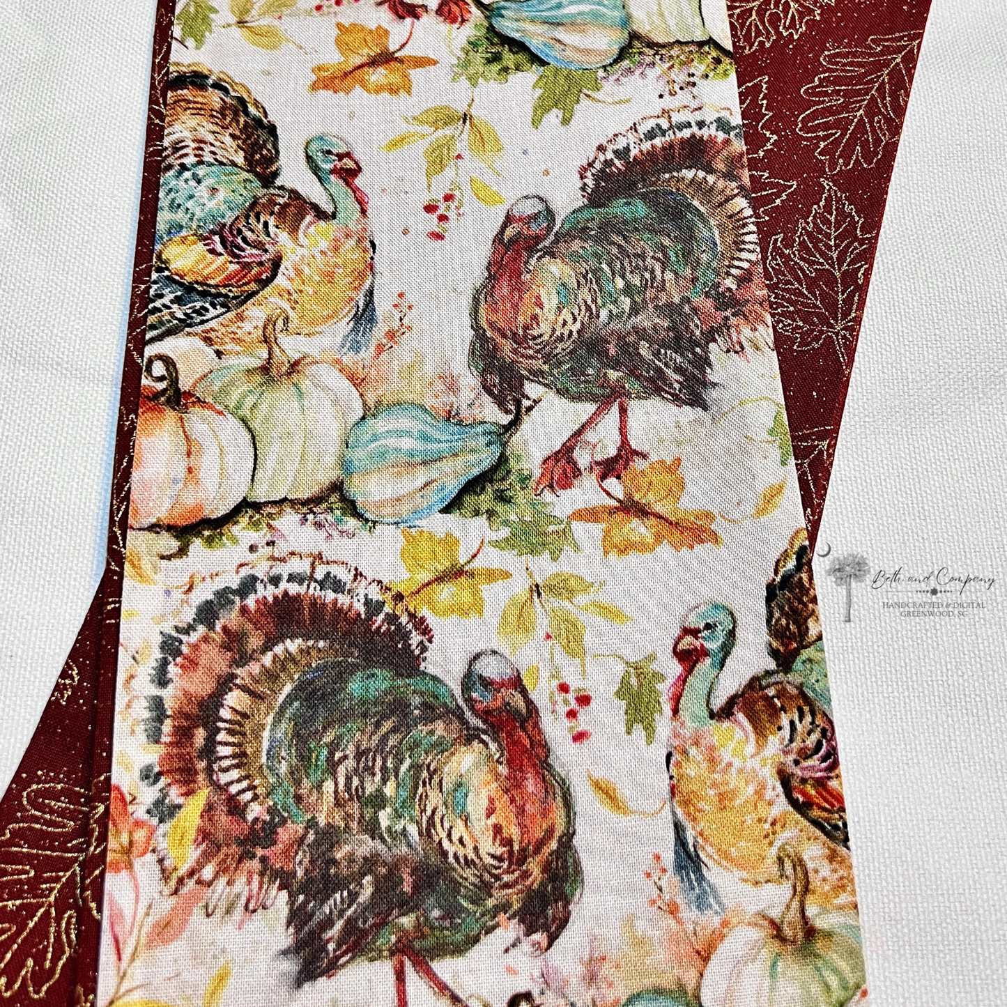 Thanksgiving Turkey Wreath Sash