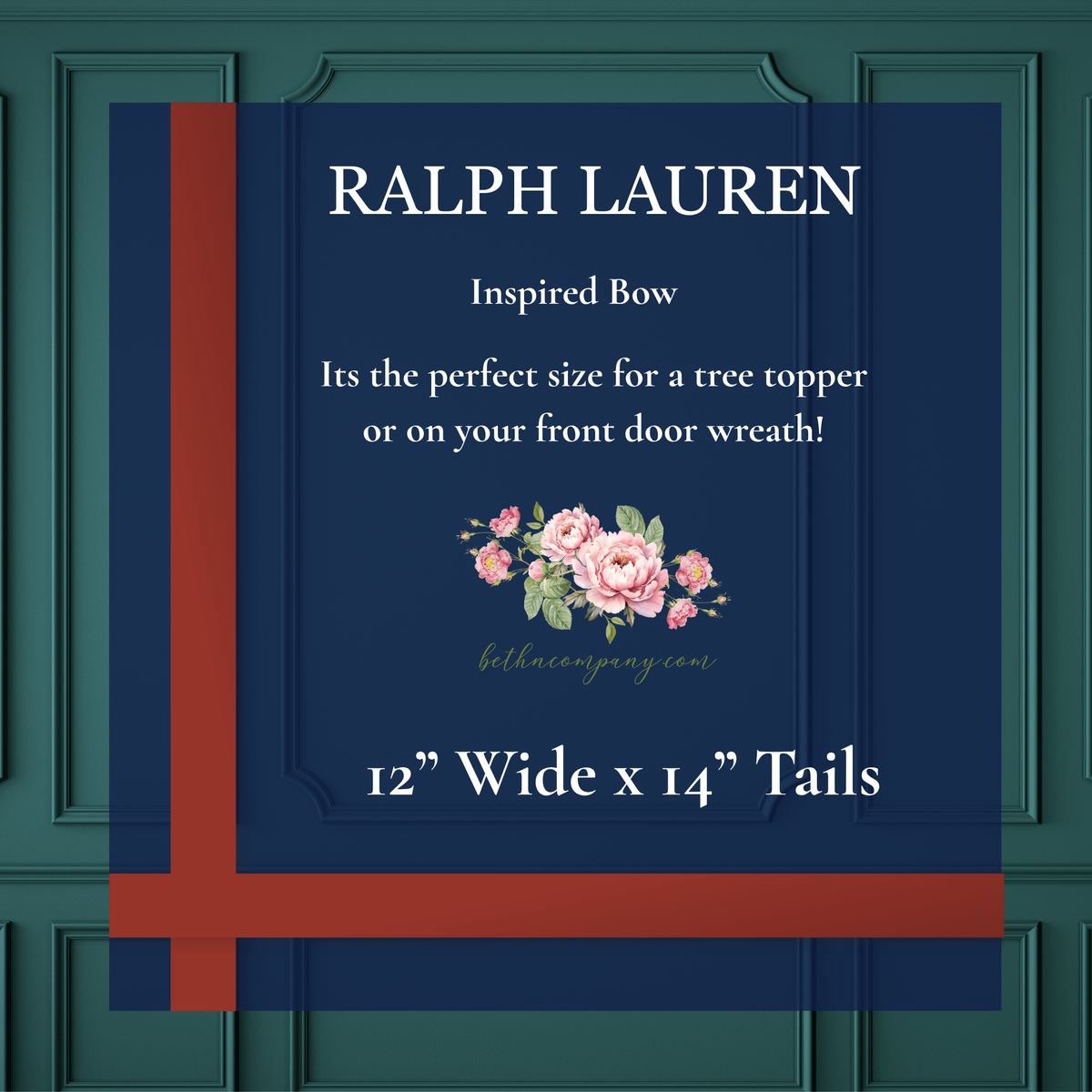 Ralph Lauren Inspired Christmas Bows