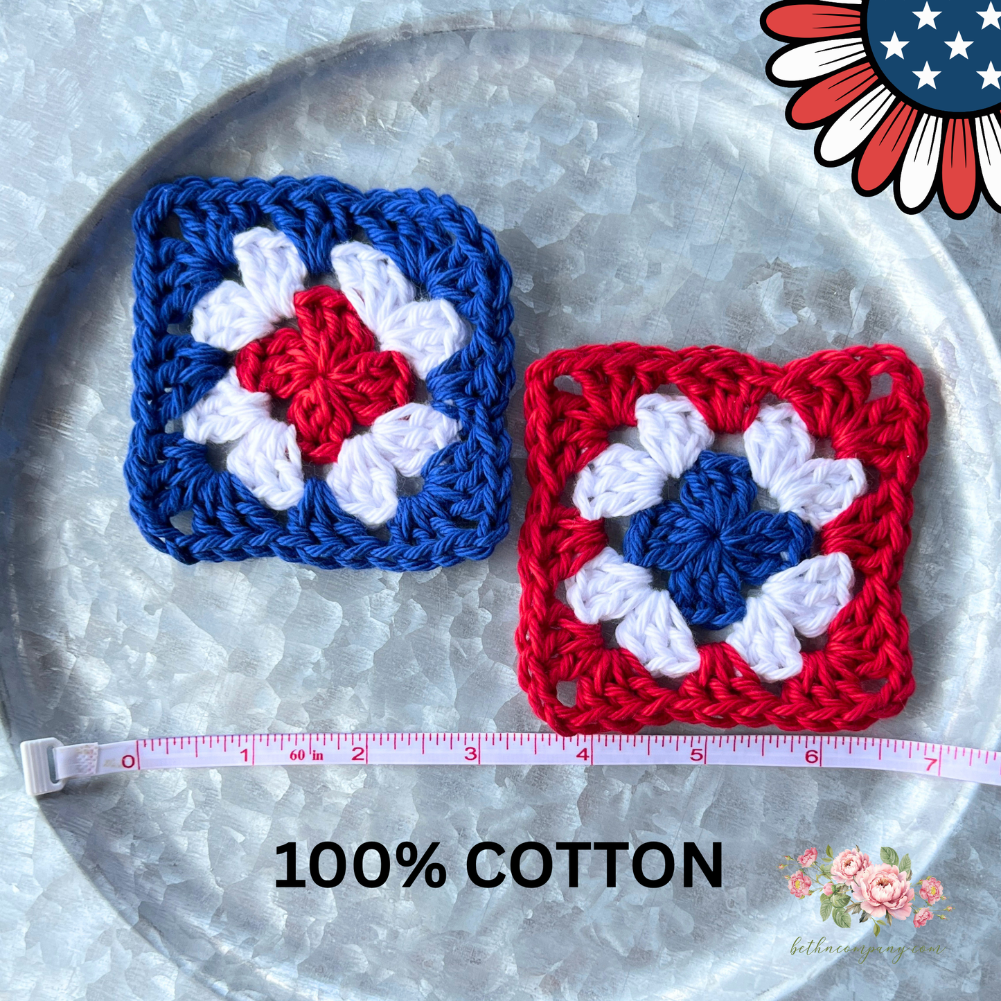 Patriotic Granny Squares