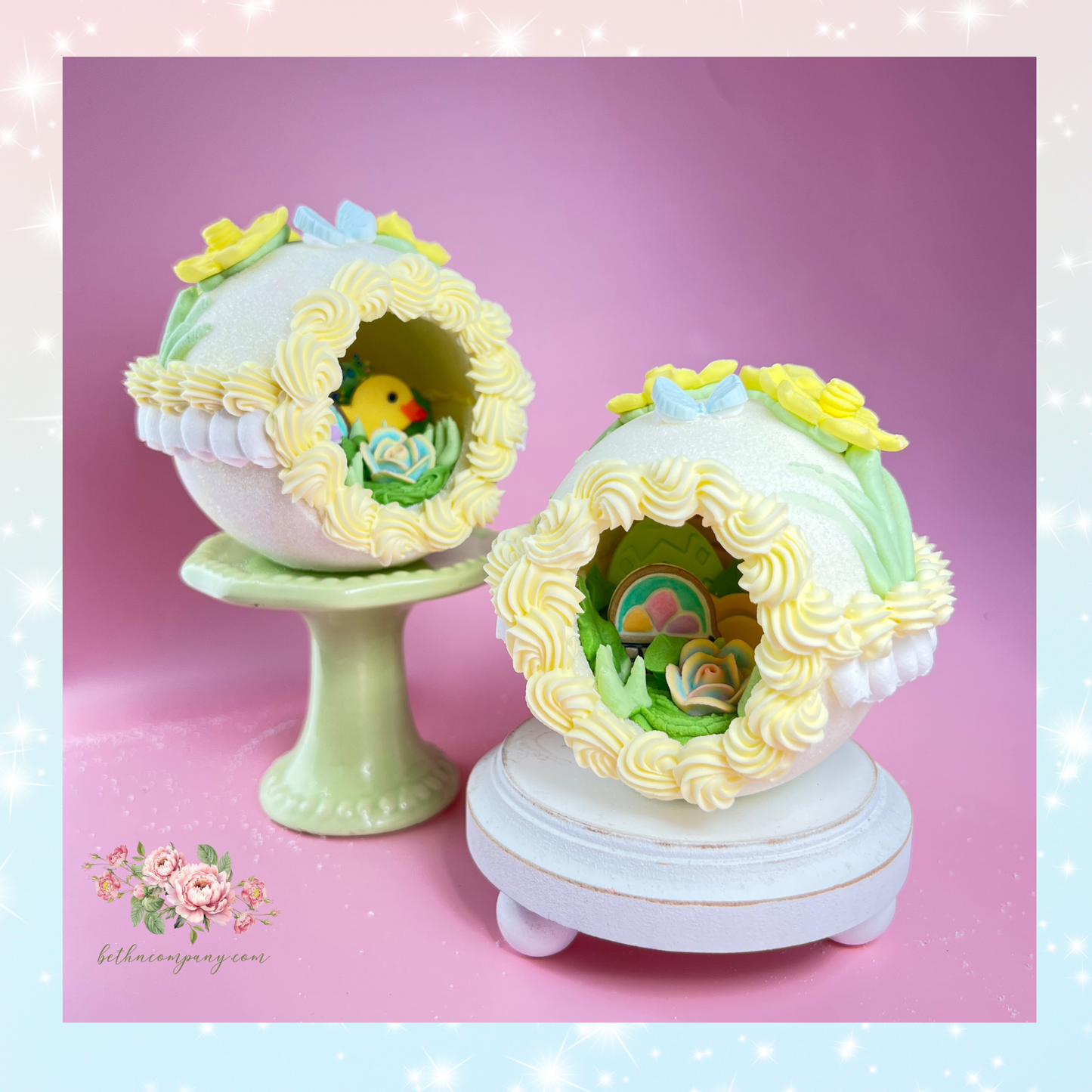 Small Daffodil Sugar Egg