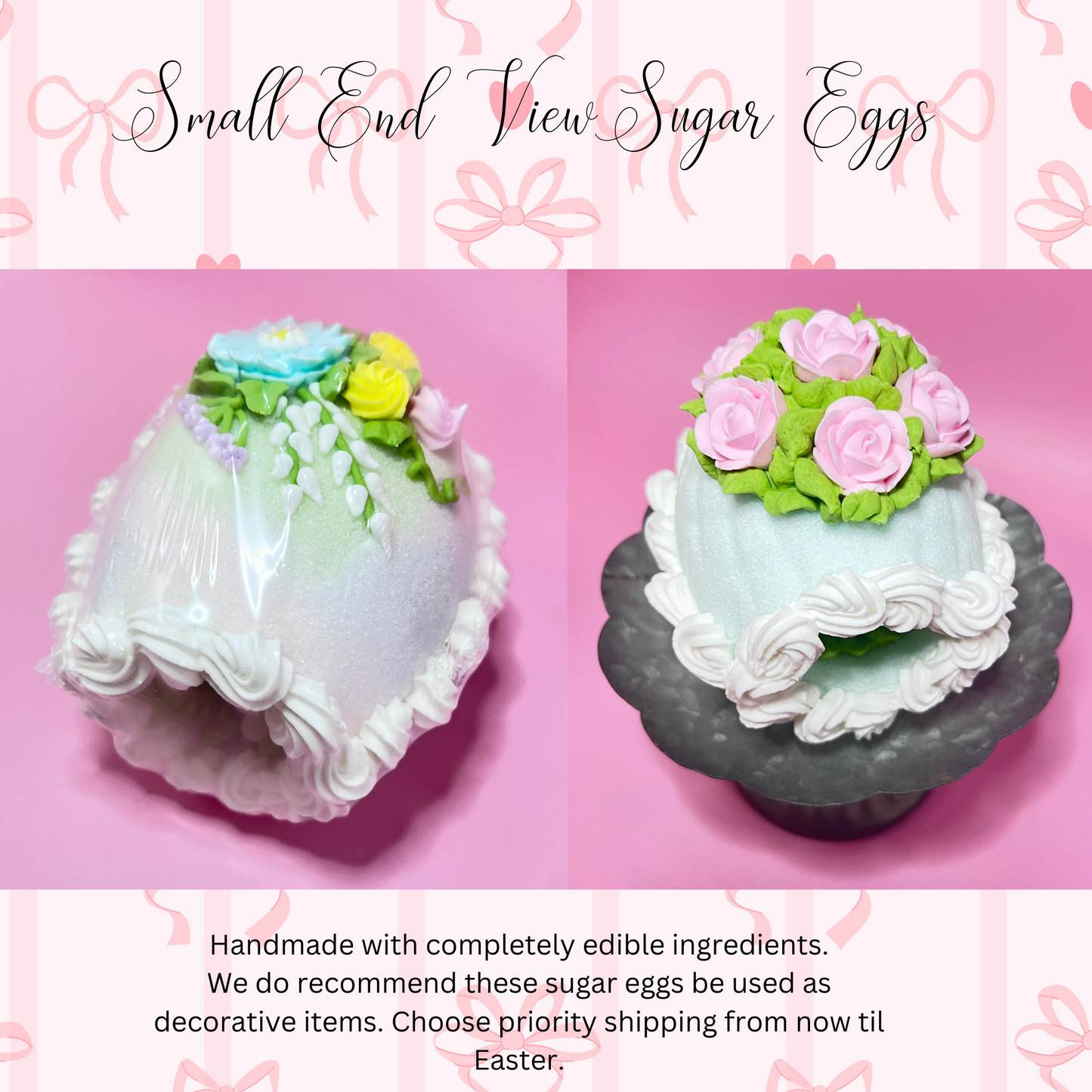 Limited Edition Handmade Sugar Easter Eggs – Sweet Spring Delights