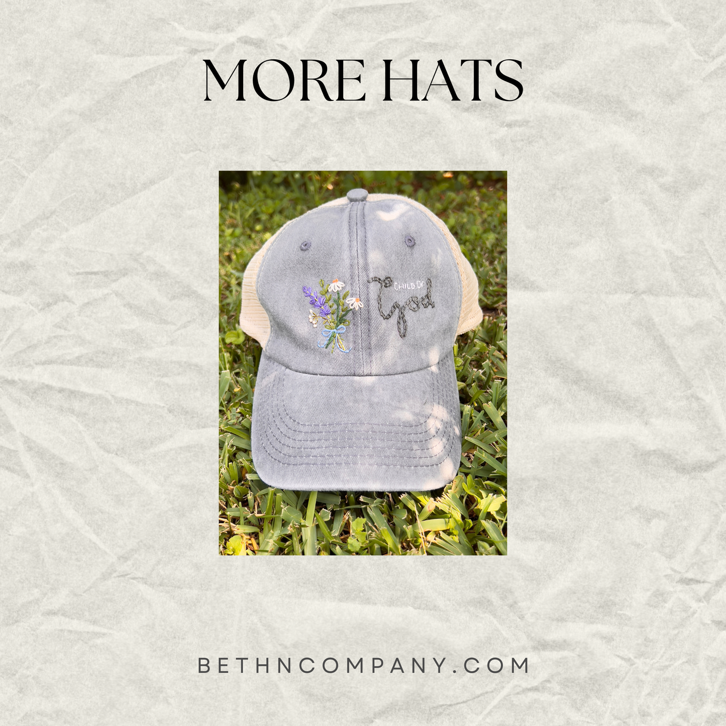 Hand-Lettered “America” Cap | Handmade Patriotic Style