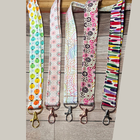 Lanyard Handmade Cotton ID Holder Lanyard for School or Work ID Badge