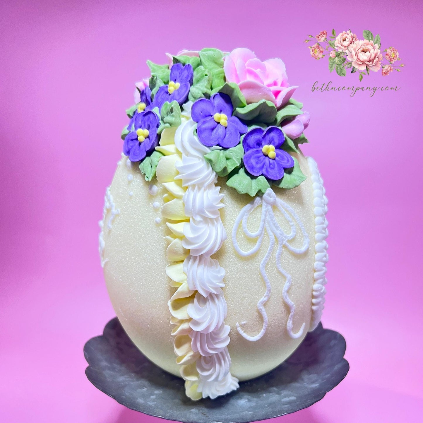 Sugar Eggs Religious Medium Upright Sugar Egg Panoramic Sugar Easter Eggs with scene inside Personalized Handmade Perfect Easter Gift