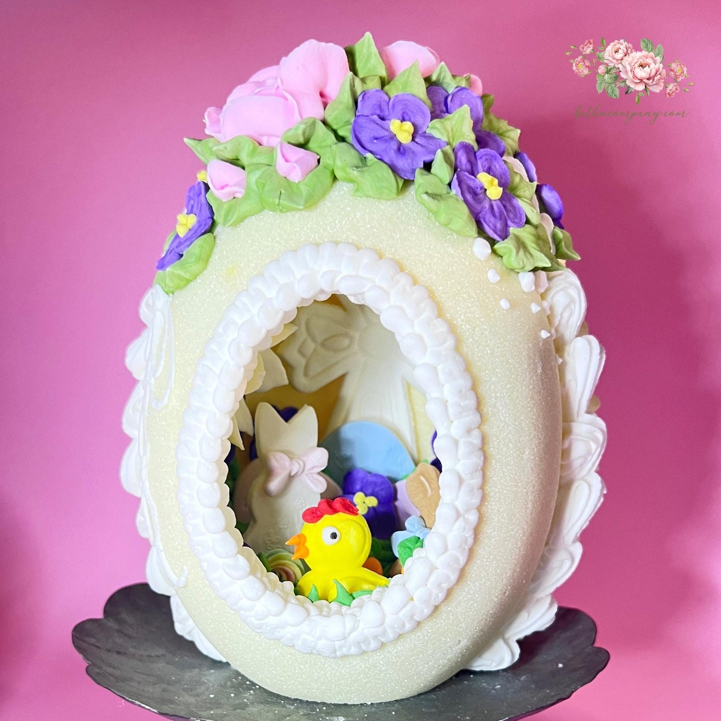 Sugar Eggs Religious Medium Upright Sugar Egg Panoramic Sugar Easter Eggs with scene inside Personalized Handmade Perfect Easter Gift