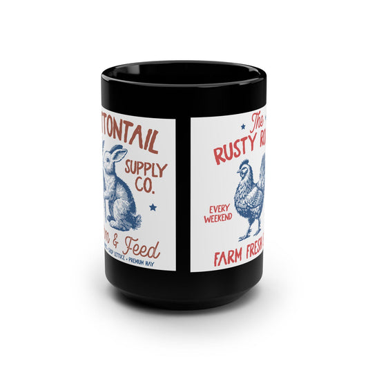 Black Mug, 15oz