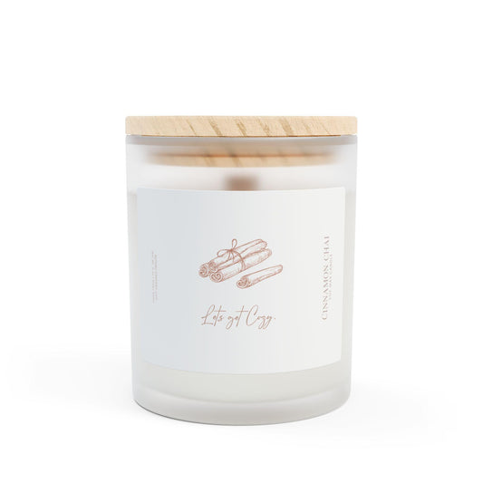 Cinnamon Chai Candle, Cozy Home Decor, Relaxation Gift, Aromatherapy, Seasonal Scent, Holiday Candle for Warmth