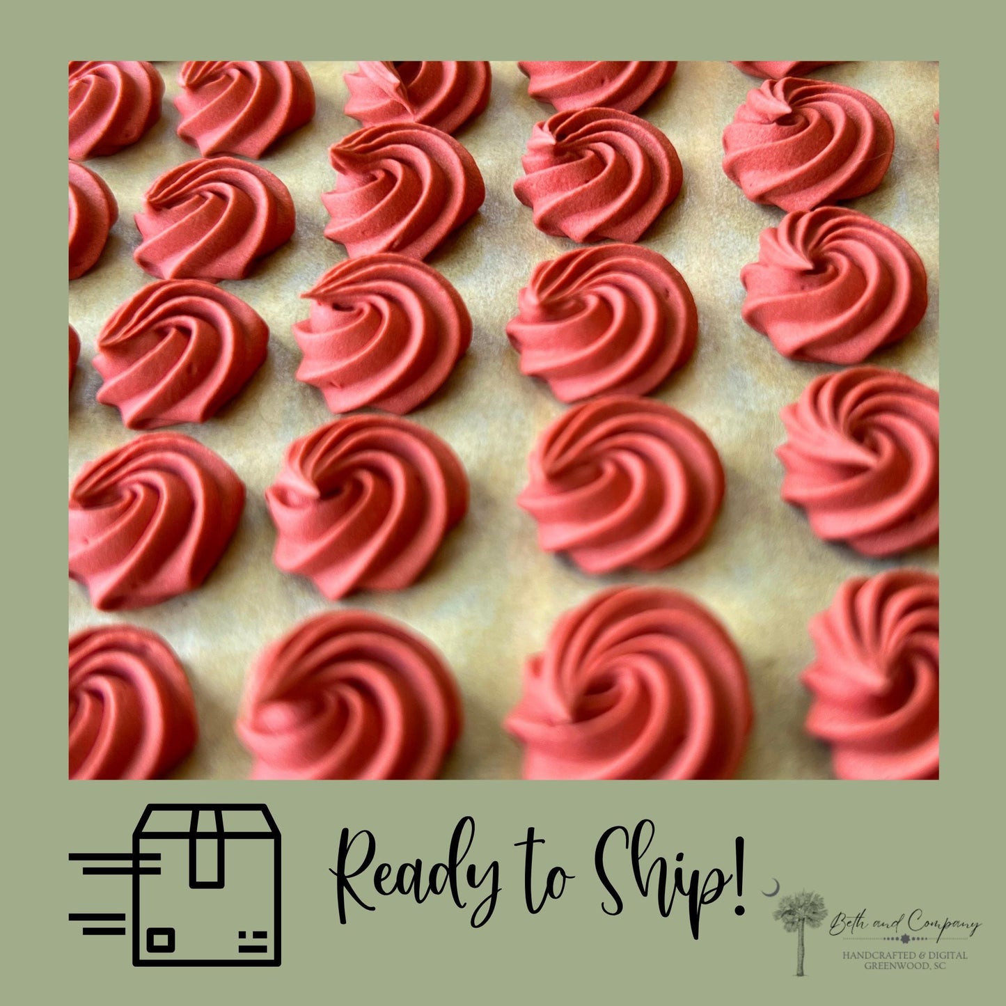 Royal Icing Rosettes – Autumn Colors | Fall Cake & Cookie Decorations | Handmade Edible Flowers | Ready to Ship