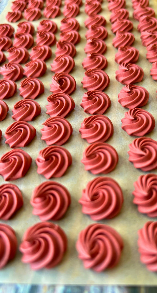 Royal Icing Rosettes – Autumn Colors | Fall Cake & Cookie Decorations | Handmade Edible Flowers | Ready to Ship