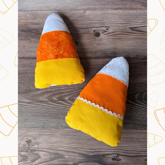 Large Candy Corn Wreath Attachments Fabric Candy Corn Wreath Decor Fall Home Decor Halloween Decorations Handmade Candy Corn for Front Door