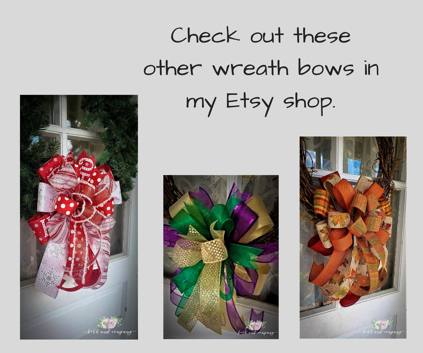Gold Poinsettia and Red Swag Bow, Elegant Christmas Swag Bow