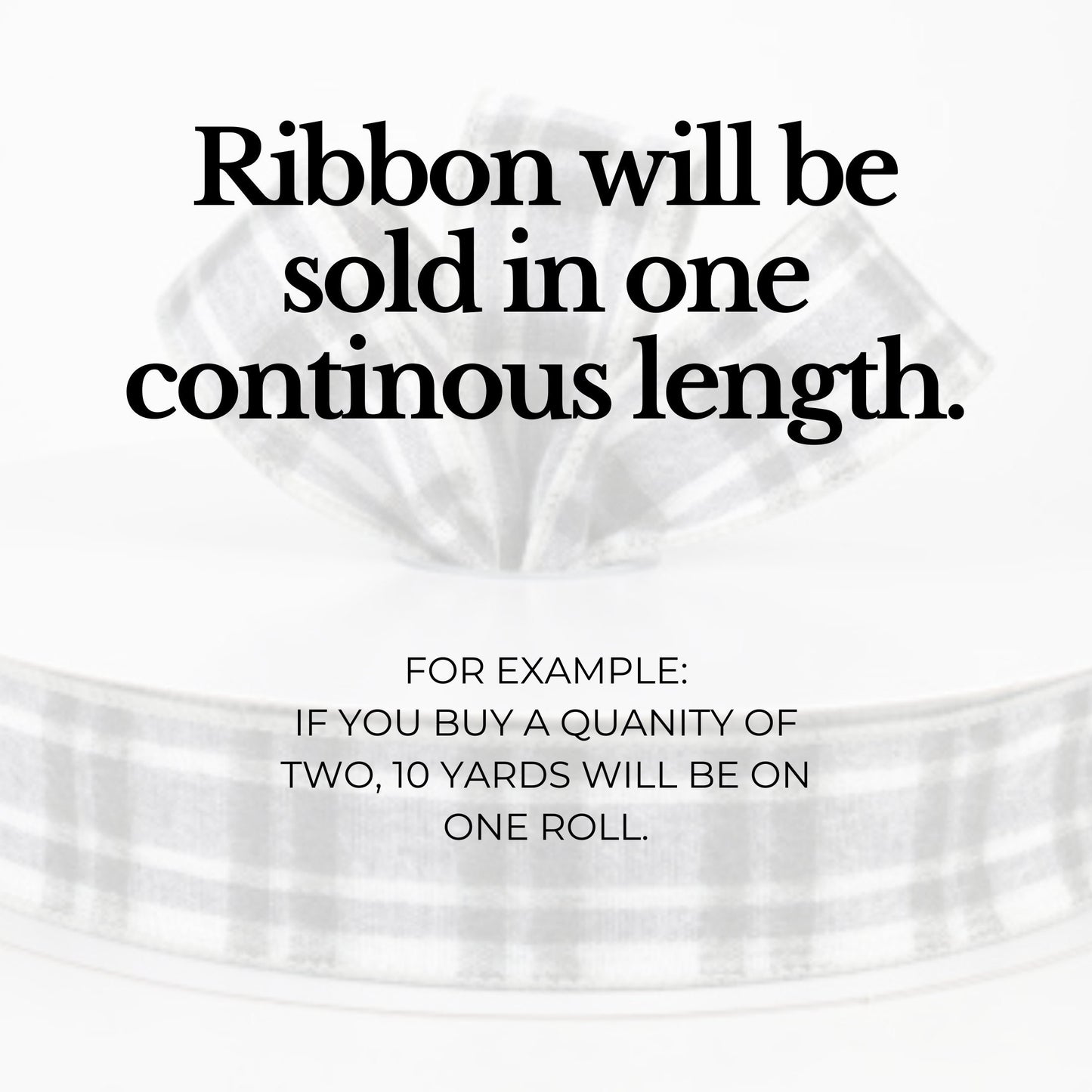 Gray Flannel Plaid Wired Ribbon, 1.5 Inch Ribbon Gray Plaid Ribbon, 5 yards