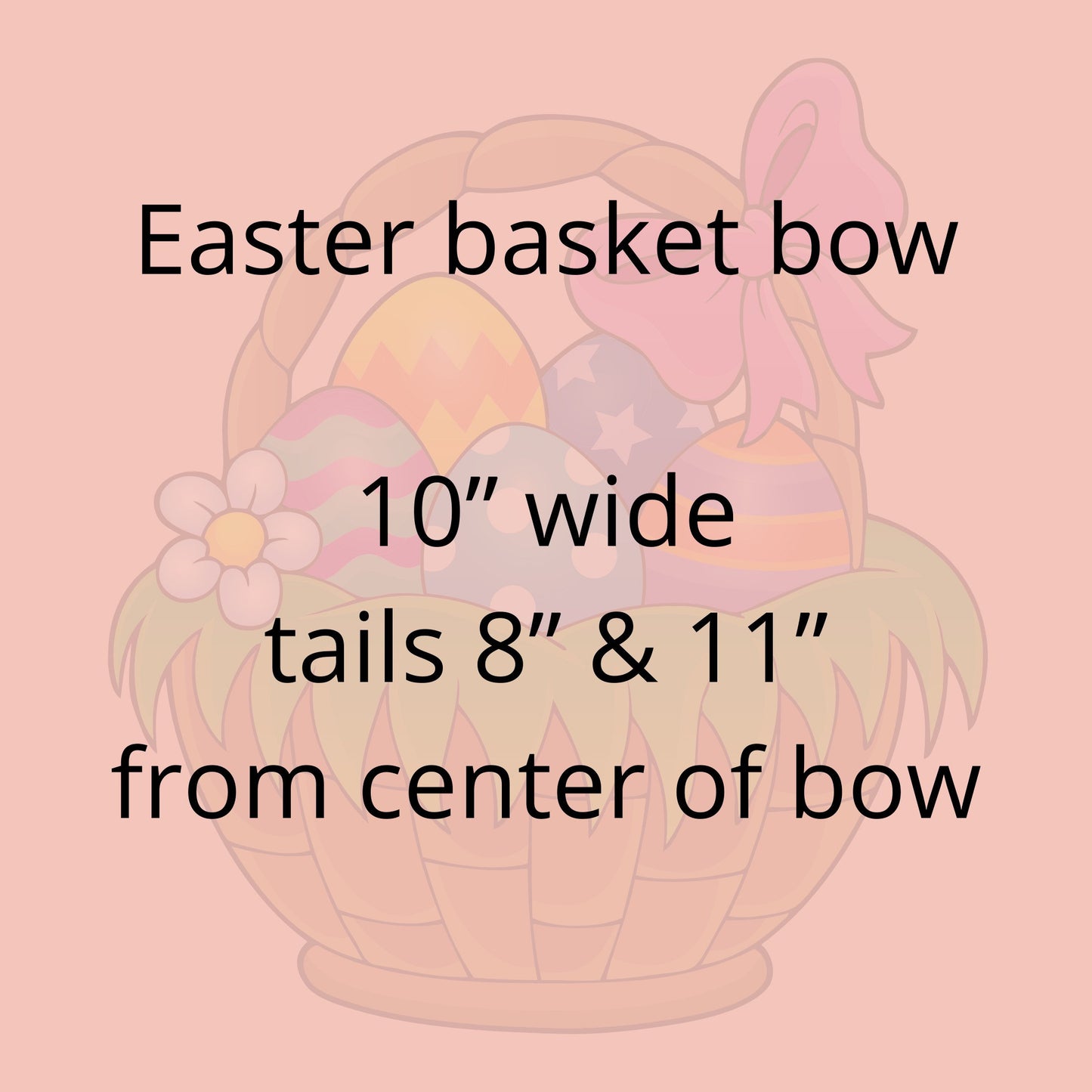 Easter Basket Bow, Spring Wreath Bow, Easter Bow for Front Door, Easter Decorations, Bright Spring Plaid
