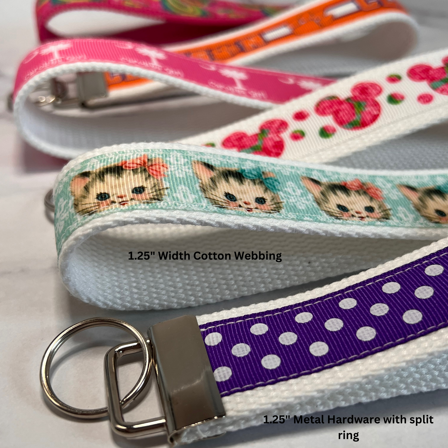 Key Fob Wristlet Keychain