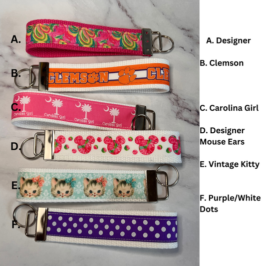 Key Fob Wristlet Keychain